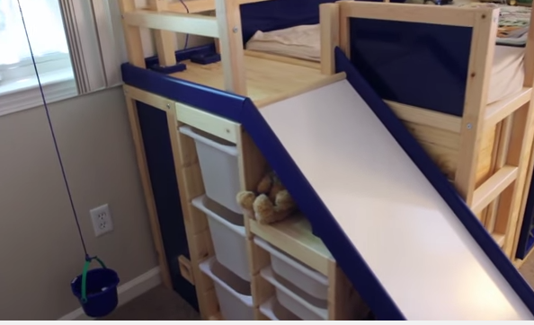 bunk bed slide diy