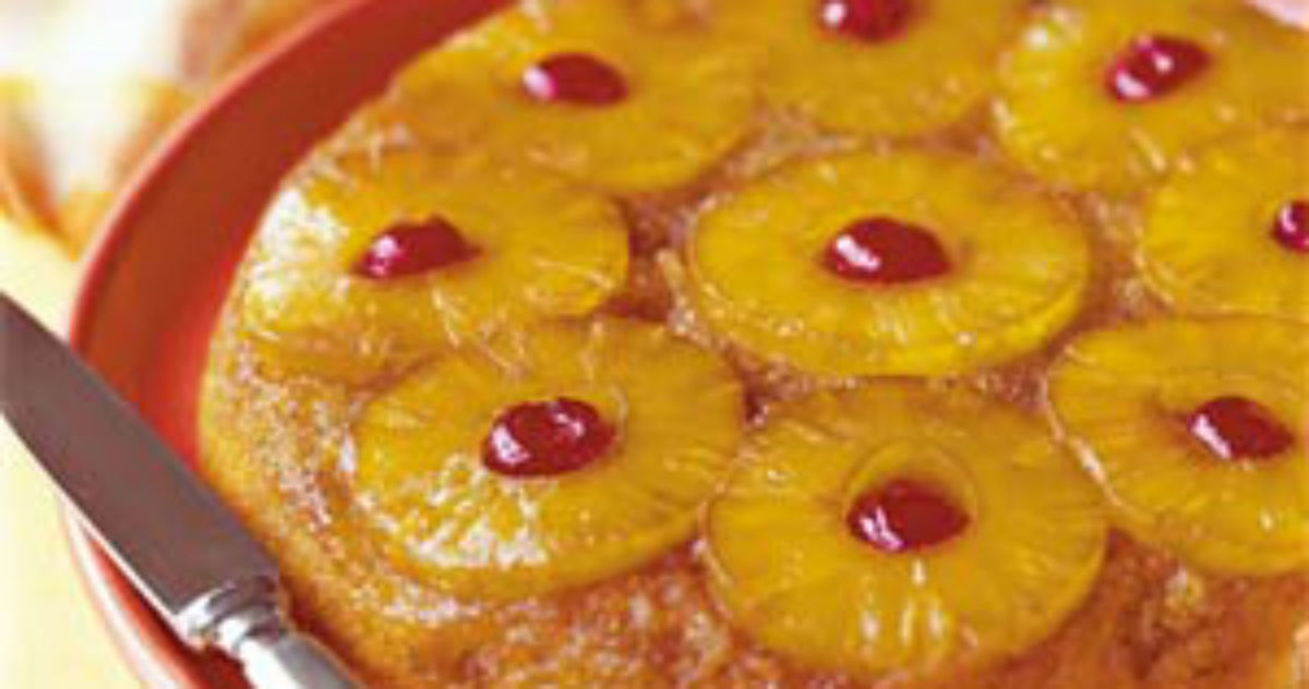 How to Make Pineapple Upside-Down Cake, Pineapple Upside-Down Cake Recipe, Trisha Yearwood