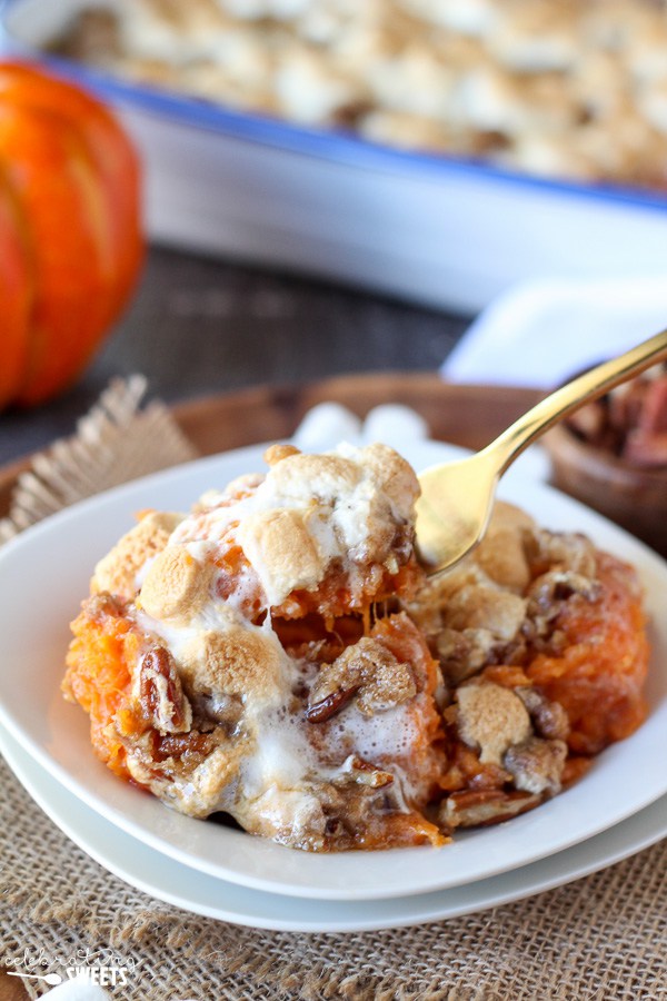 This Sweet Potato Casserole with Marshmallows Is Too Good - All Created