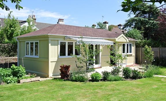 A grandmother's modern backyard cottage, microhouse