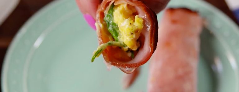 no carb breakfast burrito with ham