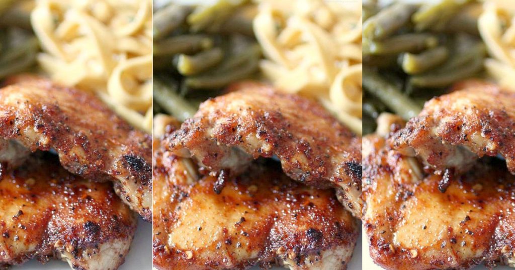 allcreated - honey spiced chicken thighs