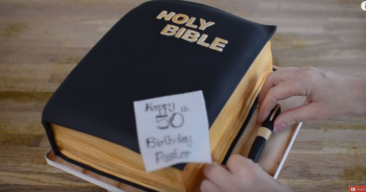 Bible Cake Decorating Photos