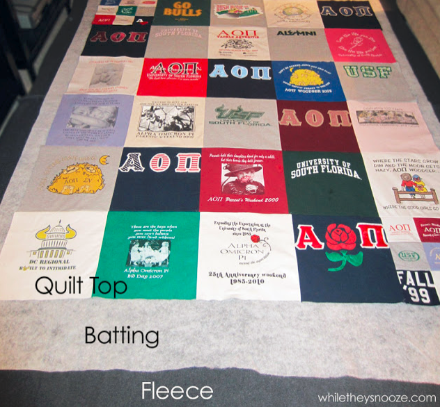 T-shirt Quilt Tutorial Shows You How To Preserve Your T-Shirt Collection