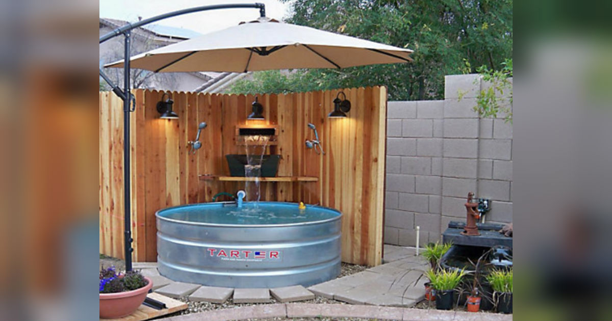 A Stock Tank Pool Can Be Your Personal Backyard Oasis