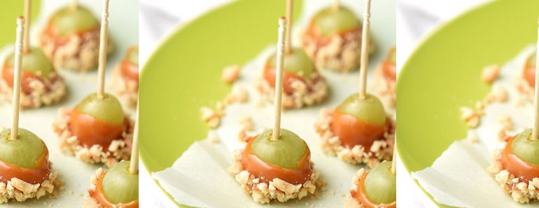 allcreated - caramel apple grapes