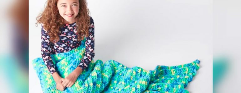 allcreated - diy mermaid blanket