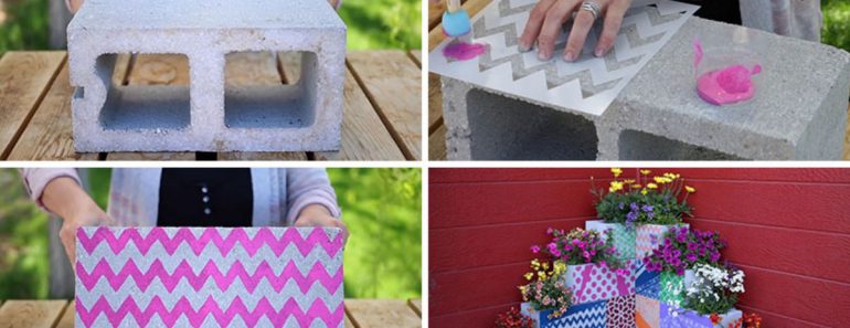 allcreated - cinder block planter