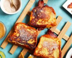 allcreated - peanut butter bacon banana french toast