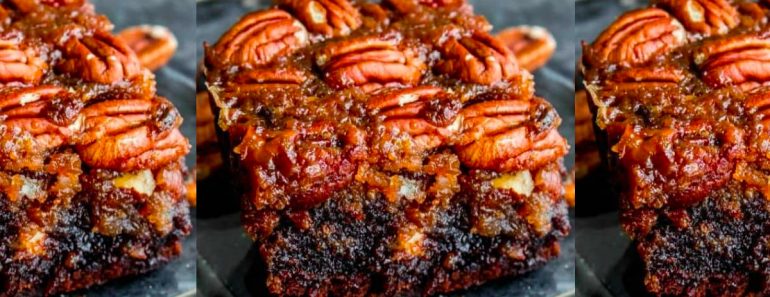 allcreated - pecan pie brownies